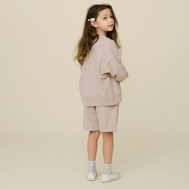 Oui Varsity Sweatshirt - Grayish Pink