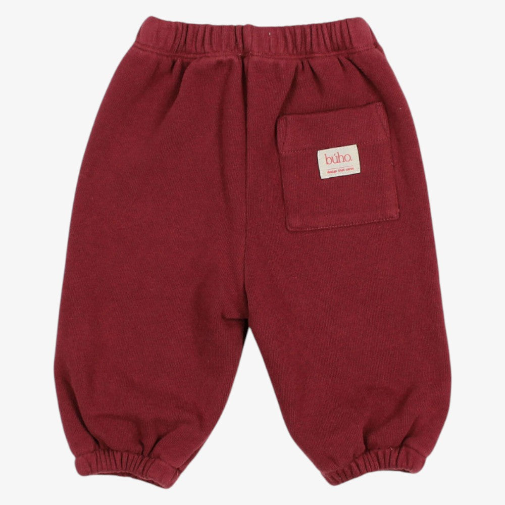 Fleece Joggers - Pomegranate
