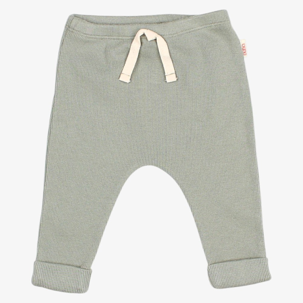Velvet Sweatshirt And Leggings - Sage Green