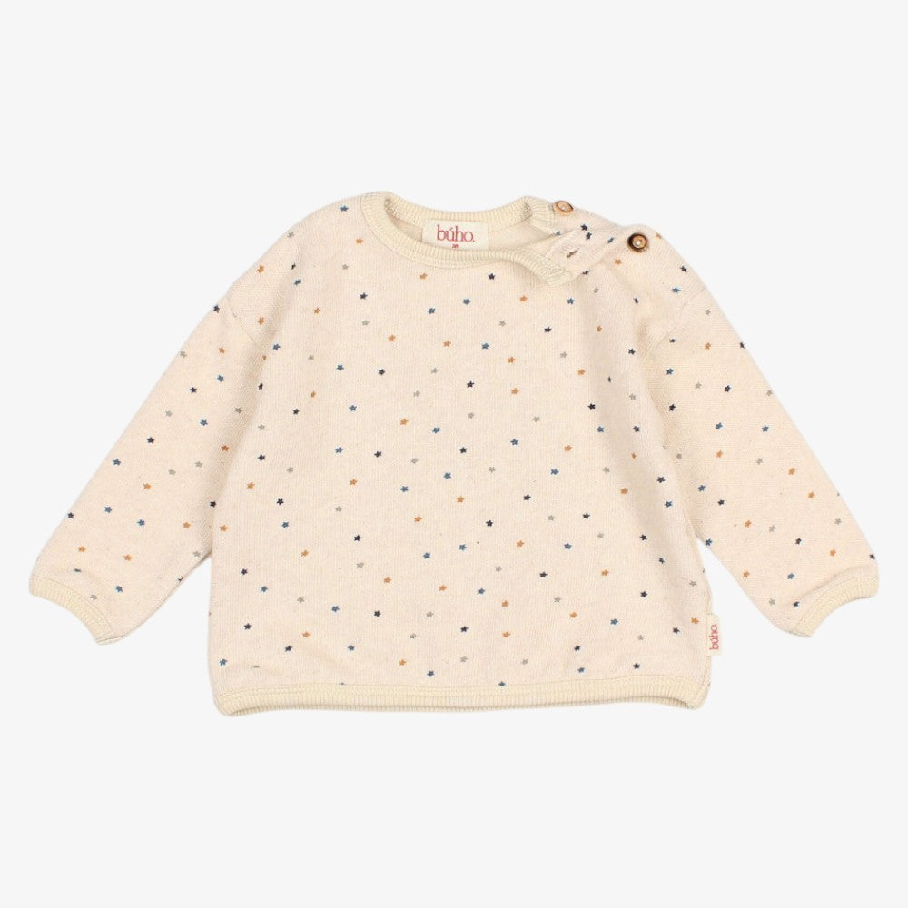 Star Sweatshirt And Leggings - Natural