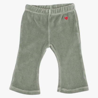 Velvet Sweatshirt And Leggings - Sage Green