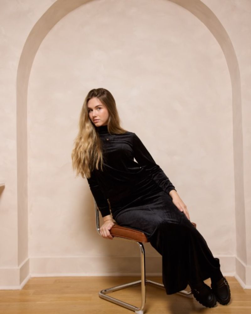 Luxe Velour Set - Black