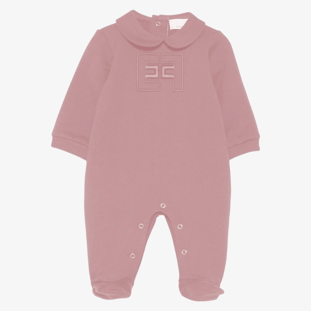 Knit Romper And Hat - Sunrise