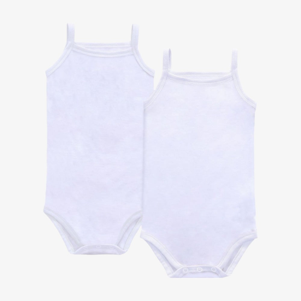 Sleeveless Bodysuit - White