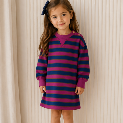 Bisous Dress - Stripe