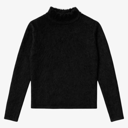 Mohair Logo Sweater - Black