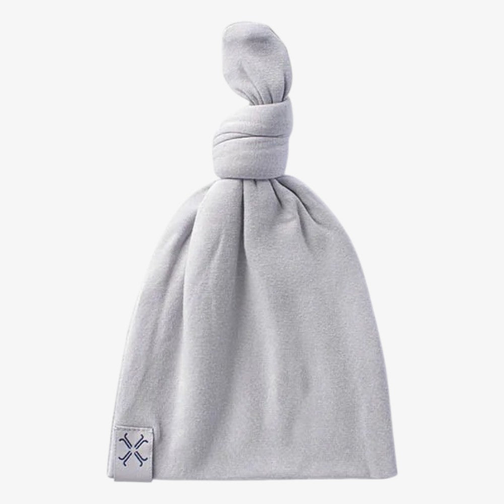 Knot Beanie - Silver