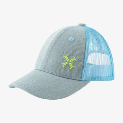 CAP - Denim/neon