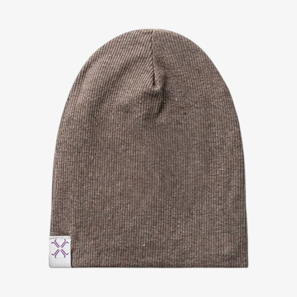 Rib Beanie - Maple