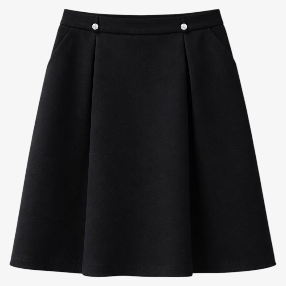 Pleat Skirt - Black