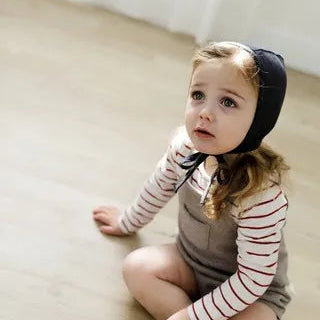 Cotton Bonnet - Black