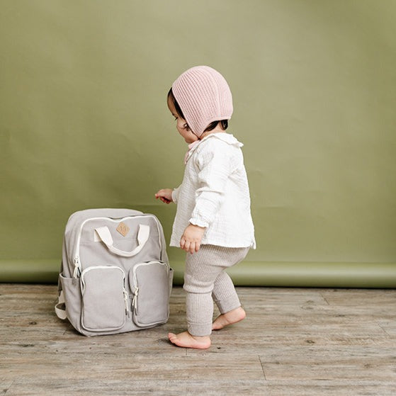 Chunky Knit Bonnet - Blush