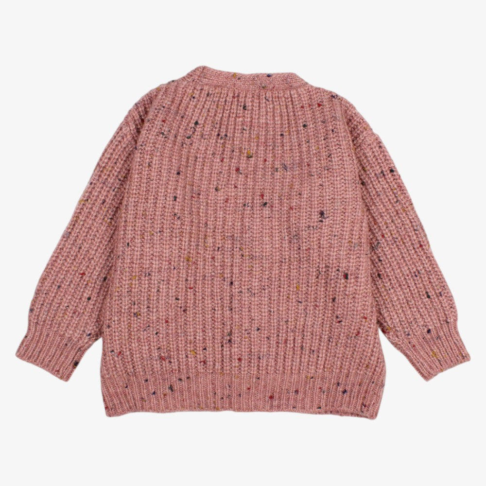 Button Cardigan - Peony