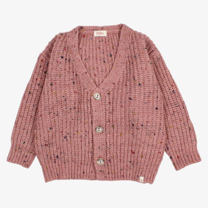 Button Cardigan - Peony