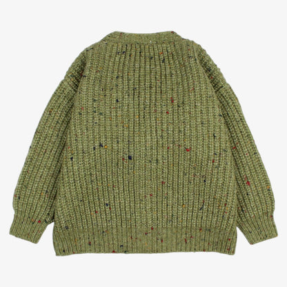 Button Cardigan - Green