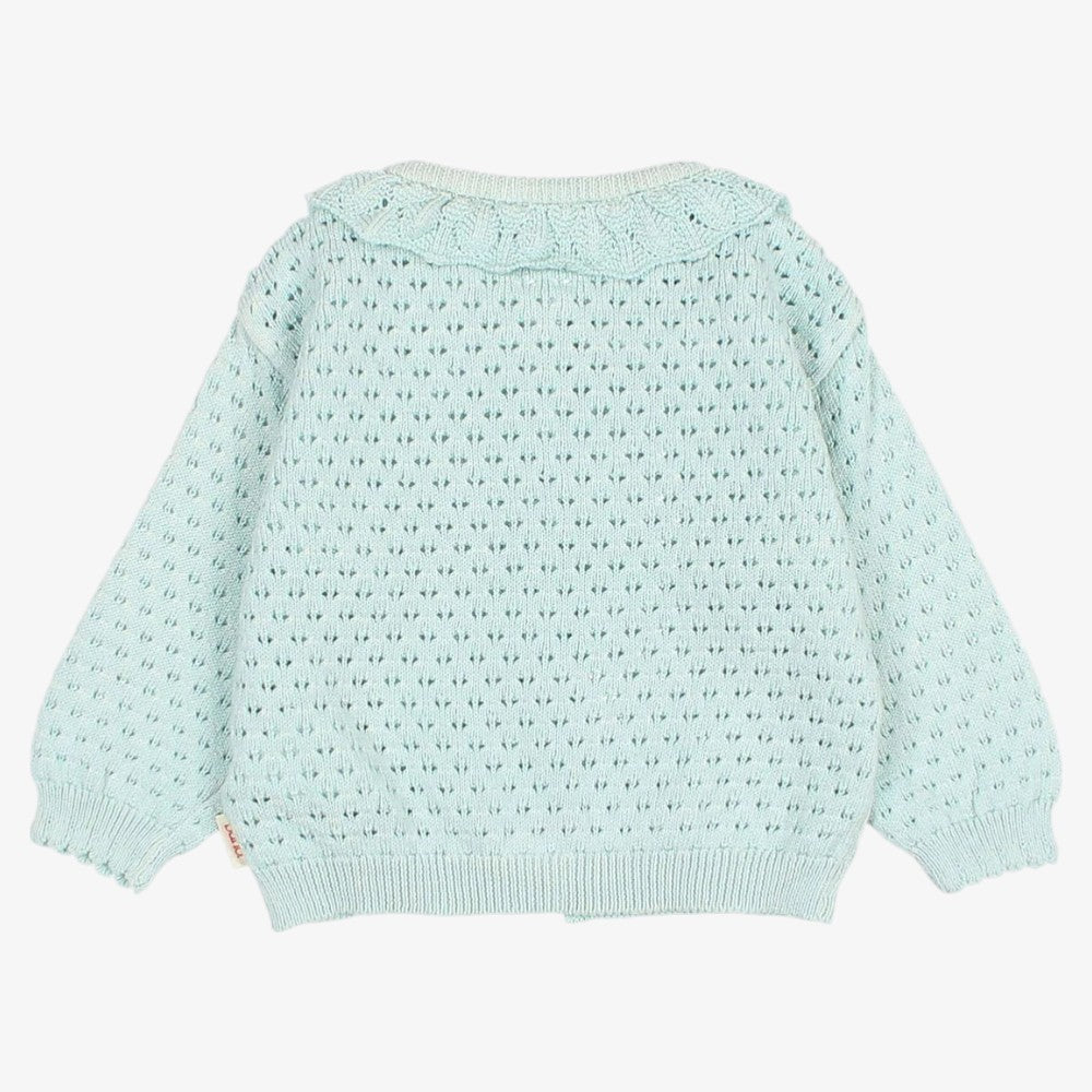 Knit Cardigan - Aqua