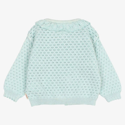 Knit Cardigan - Aqua