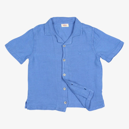 Linen Bermuda - Ocean Blue