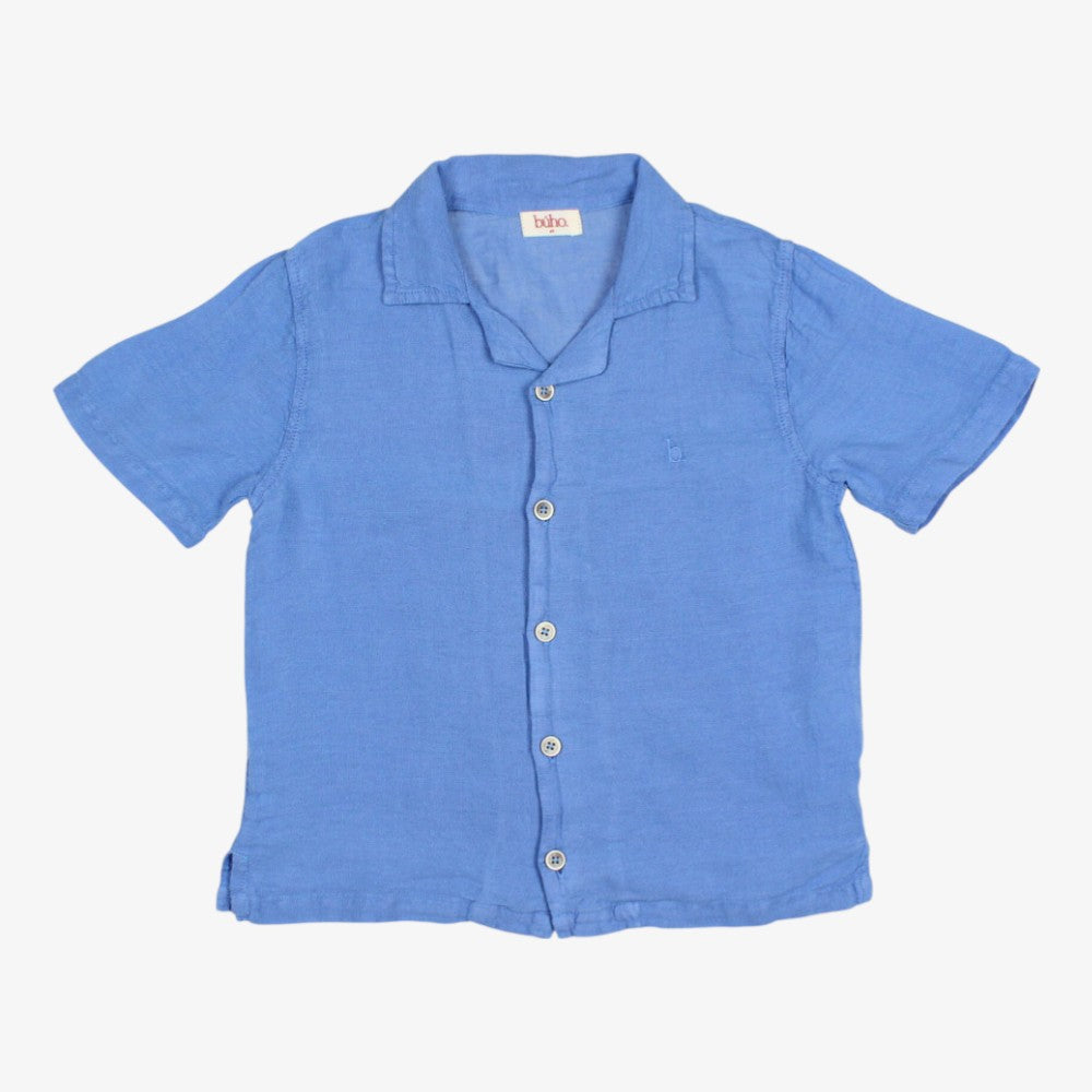 Linen Shirt - Ocean Blue