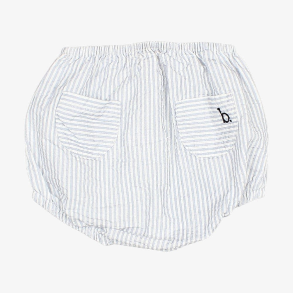 Stripe Shirt And Bloomer - Sky Blue
