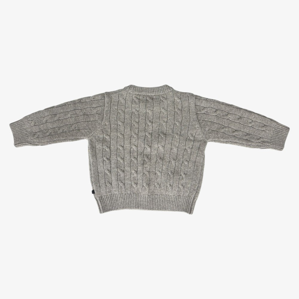 Cable Sweater - Khaki Brown