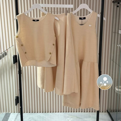 V Dress - Ivory
