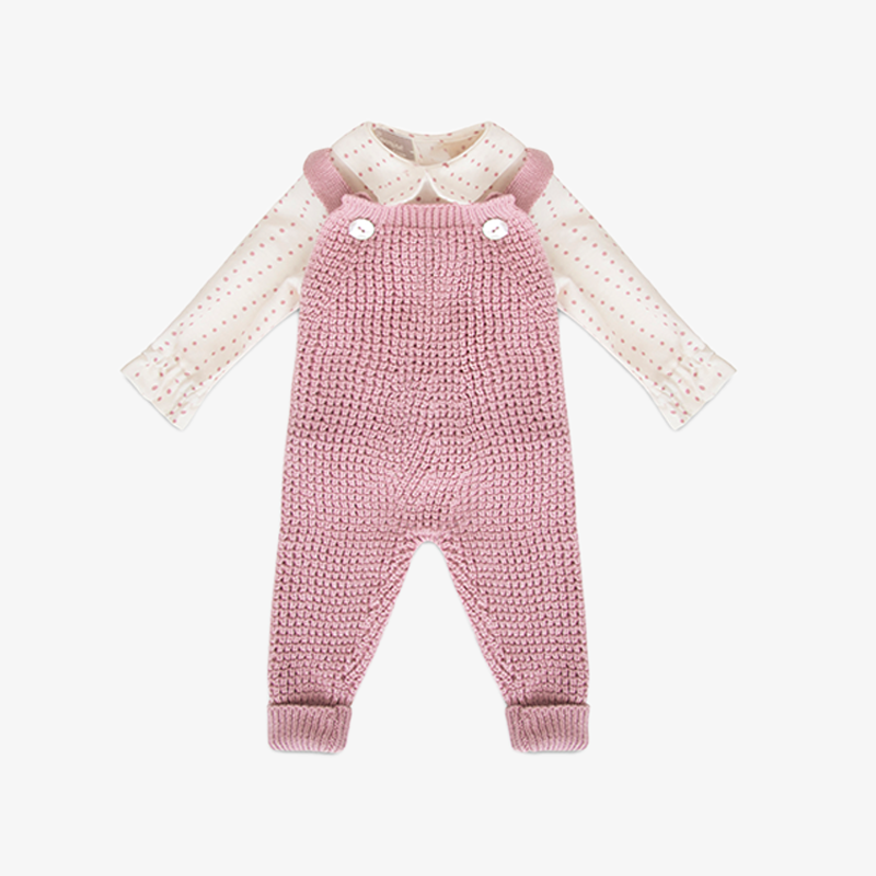 Knit 4 Piece Set - Pink