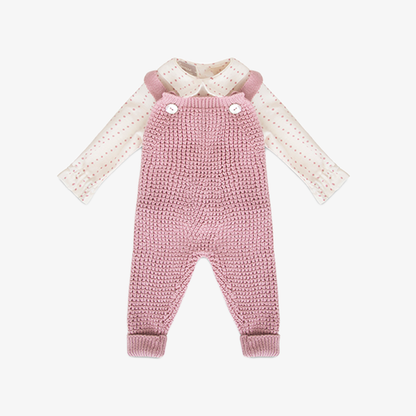 Knit 4 Piece Set - Pink
