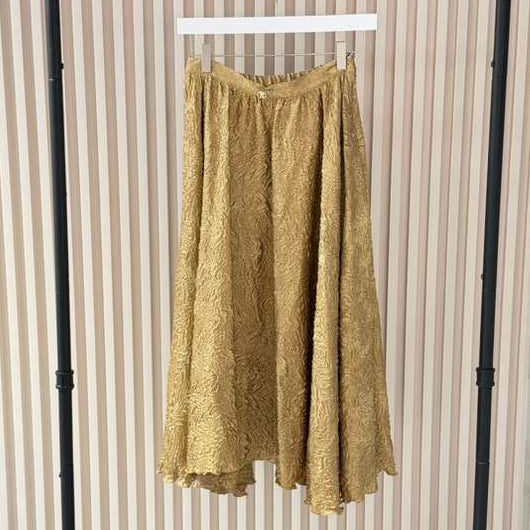 Shimmer Circle Skirt - Gold