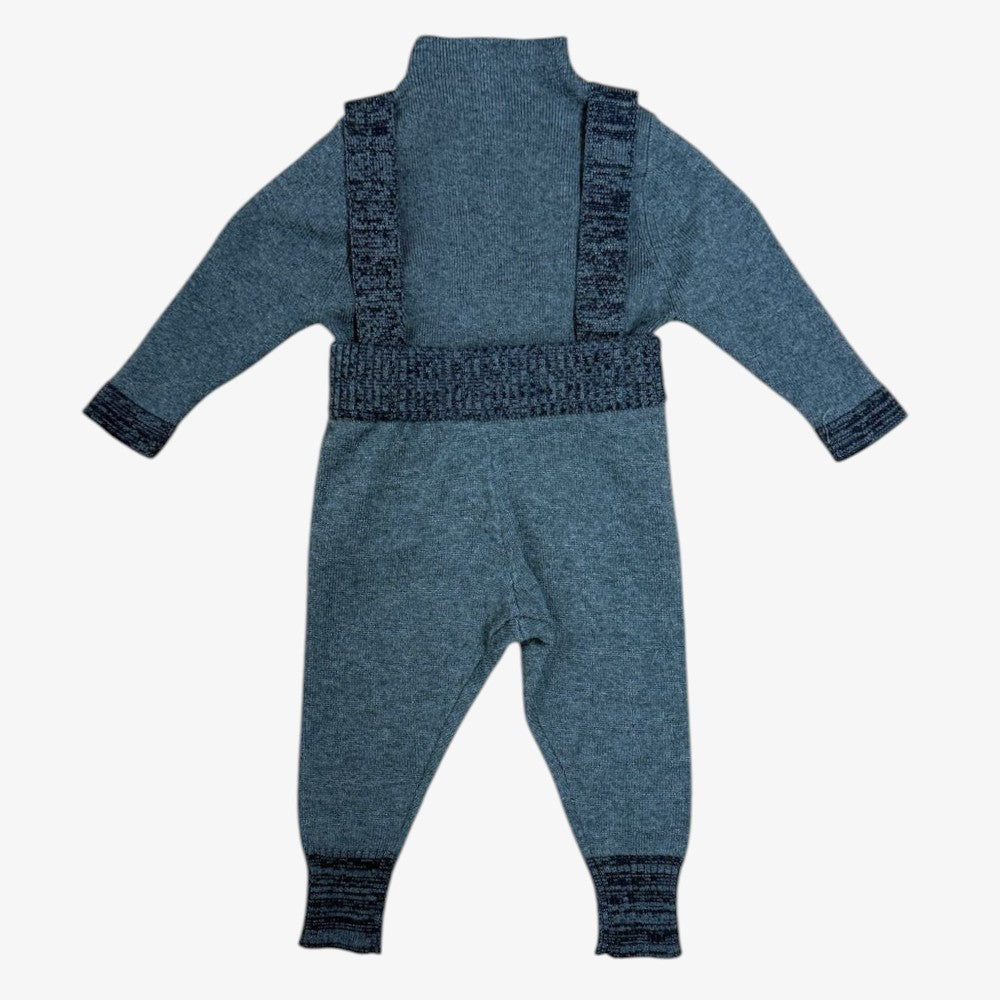Marled Knit Set - Charcoal