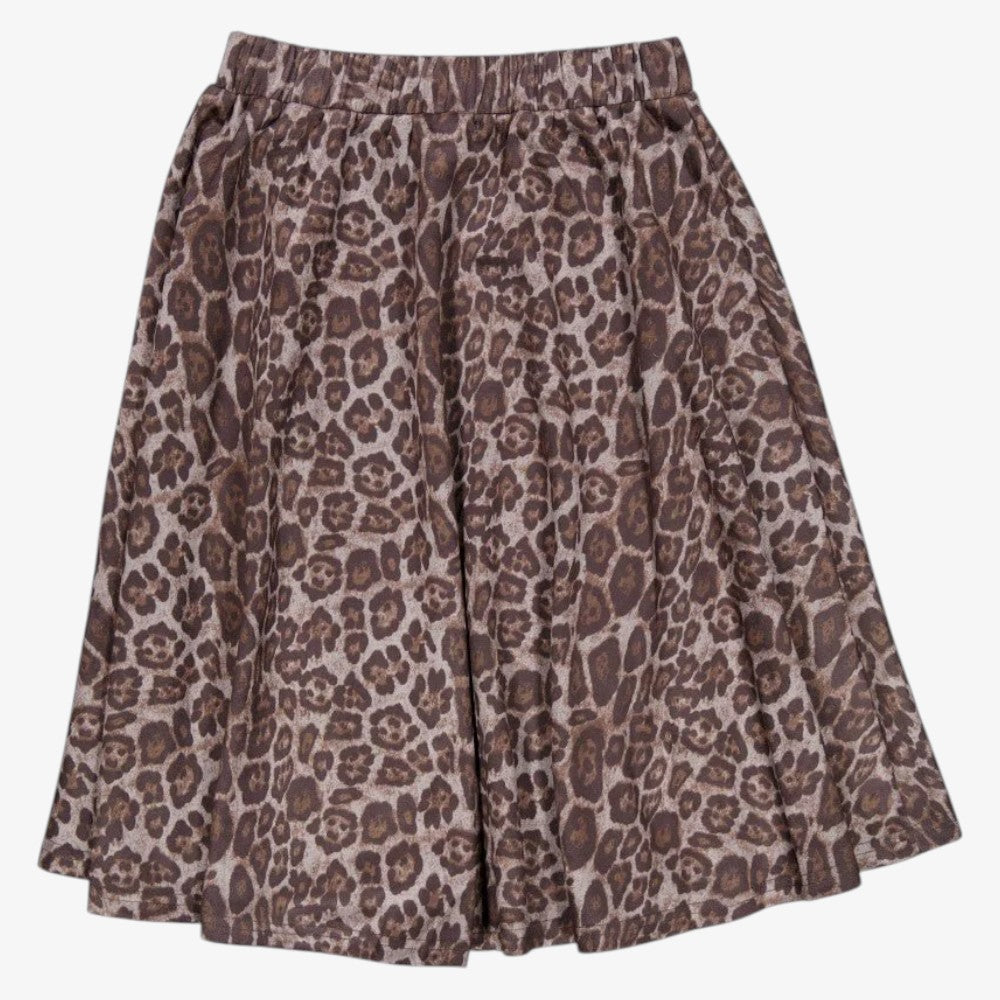 Leopard Skirt - Brown