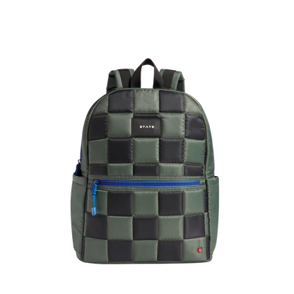 Kane Double Pocket Backpacks - Checkered