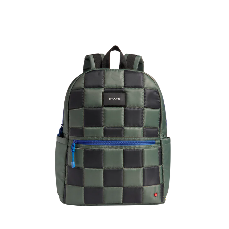 Kane Double Pocket Backpacks - Checkered