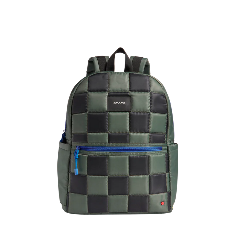 Kane Double Pocket Backpacks - Checkered