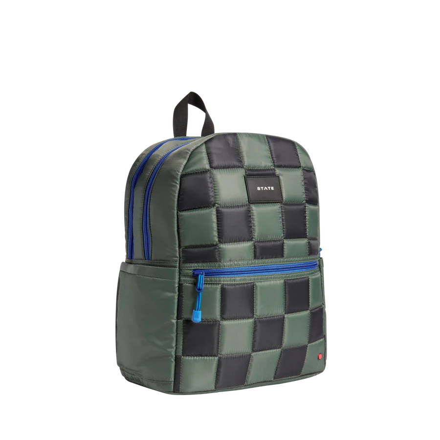 Kane Double Pocket Backpacks - Checkered