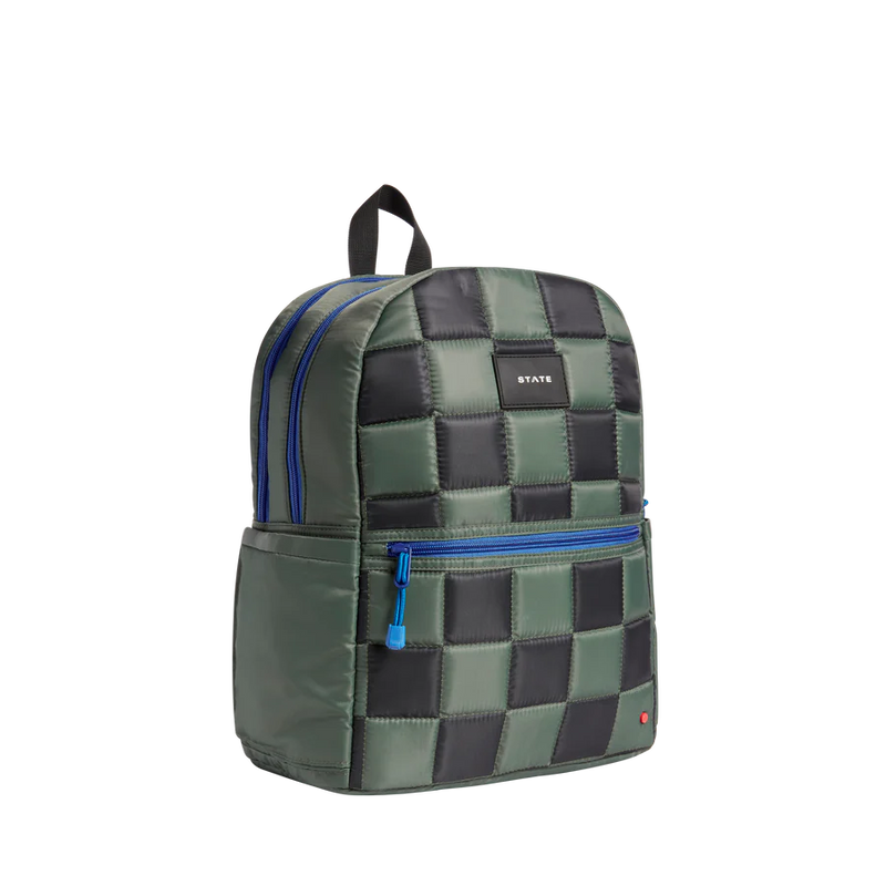 State Kane Double Pocket Backpacks - Checkered