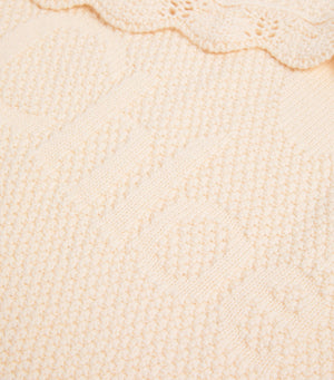 Chloe Knit Blanket - Ivory