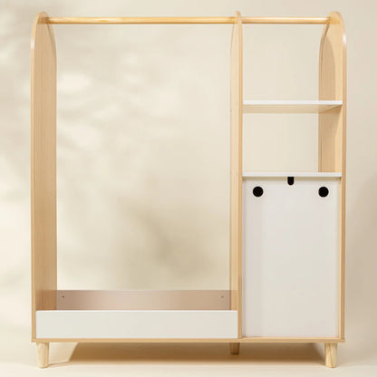 Wooden Play Wardrobe - Natural
