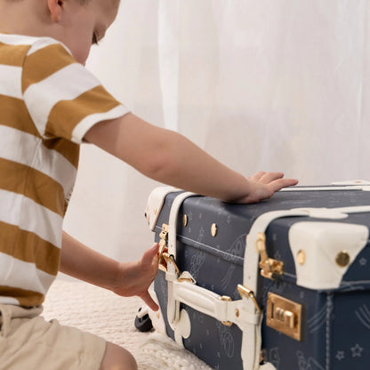 Leather Carry on Suitcase - Space