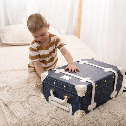 Leather Carry on Suitcase - Space