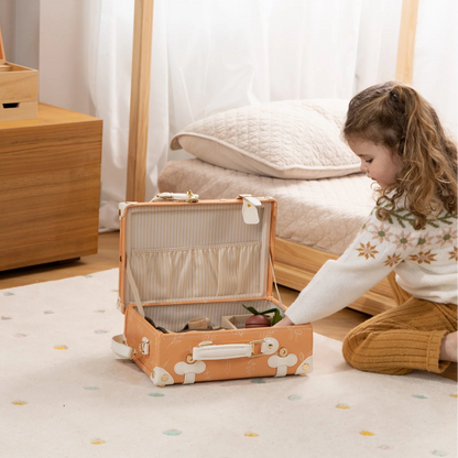 Leather Play Suitcase - Nature
