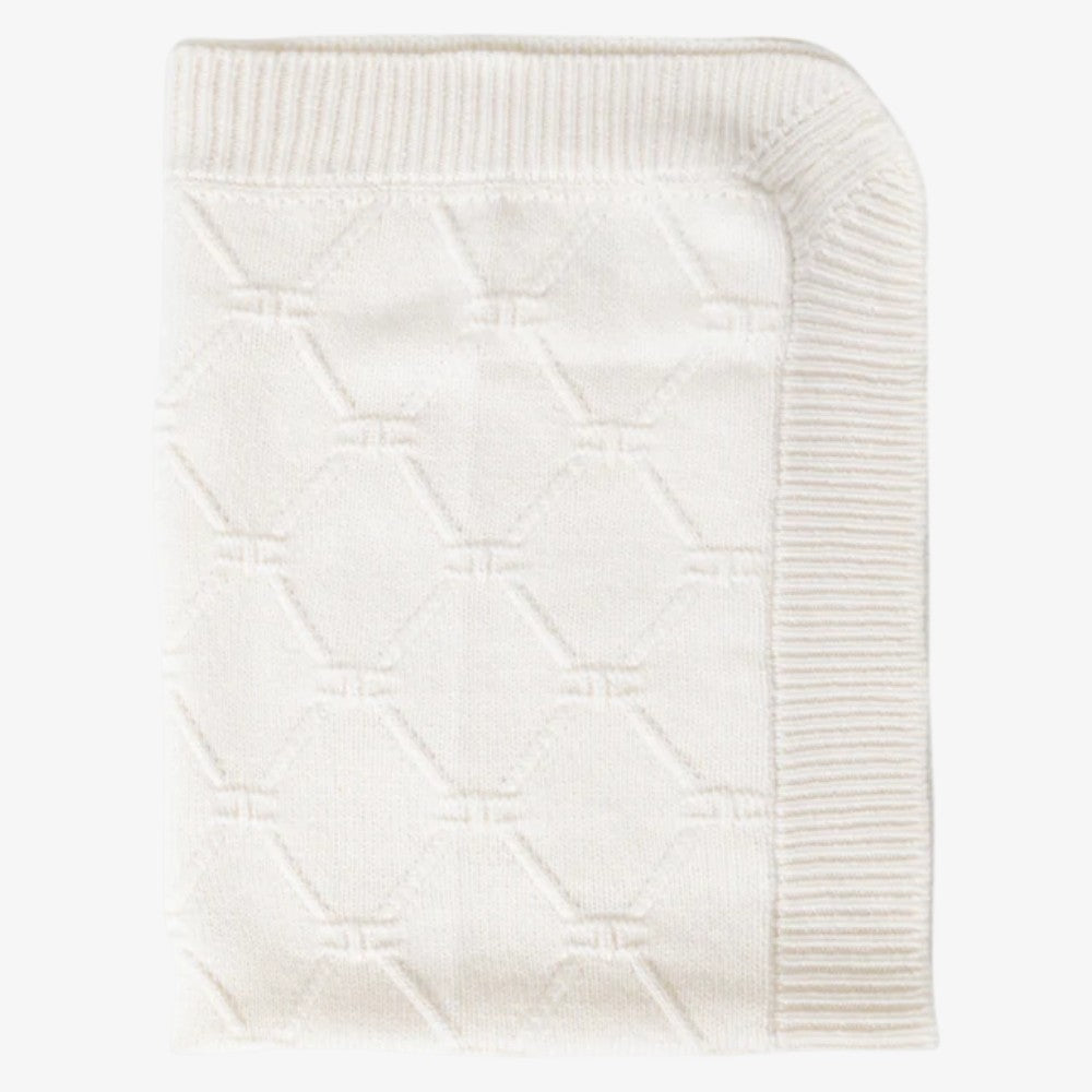 Knit Blanket - Light Cream