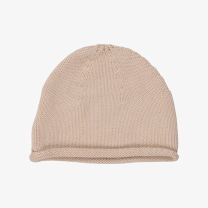 Knit Beanie - Tan