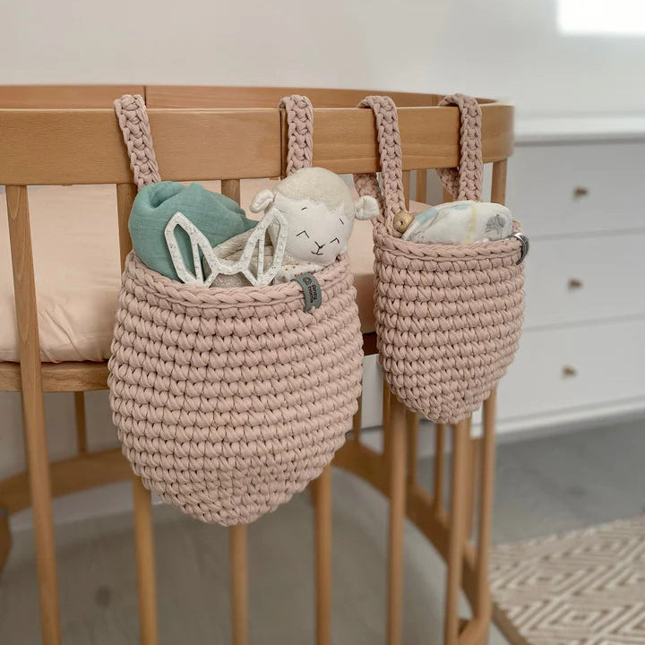 Crib Pocket Organizer - Pearl