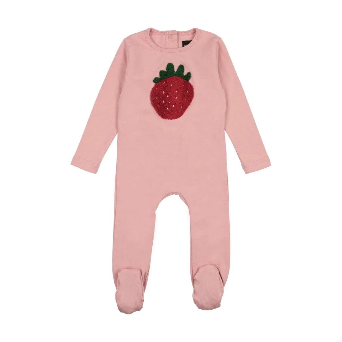 Strawberry Footie - Pink