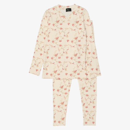 Birds Pjs - Cream