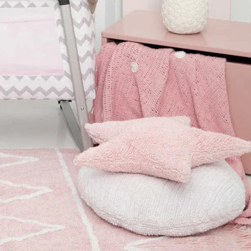 Washable Star Cushion - Pink