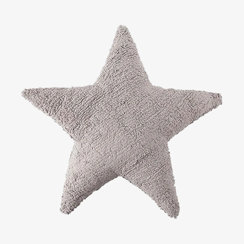 Lorena Canals Washable Star Cushion - Light Grey