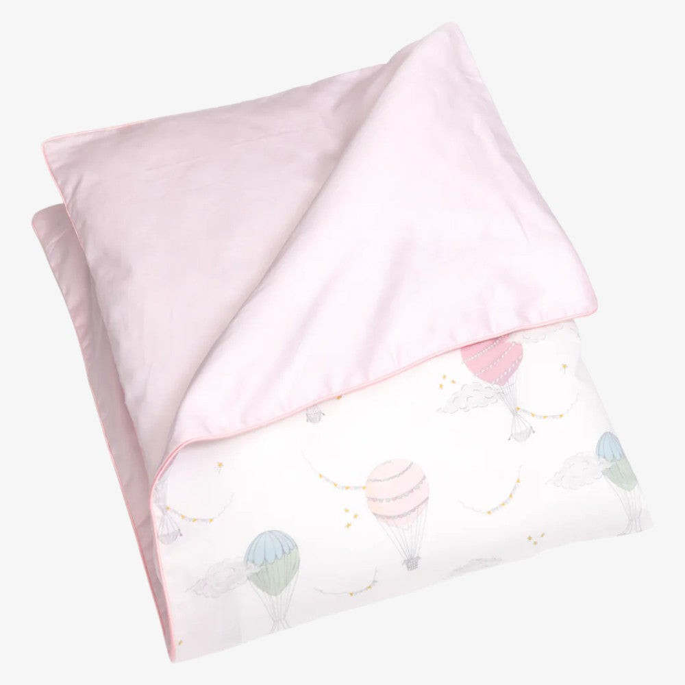 Baby Duvet Cover - Sky Pink