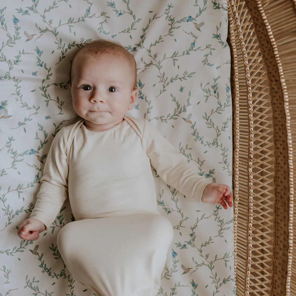 Crib Sheet - Garden Ivory